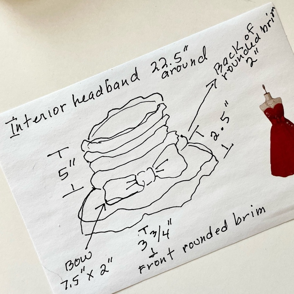 Sweet Vintage Cream Bucket Hat with Bow Accent, 1960s - Picture 4 of 8